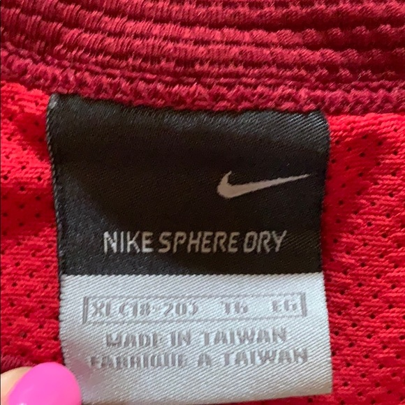 Boy’s Nike Sphere Dry Short Sleeve Shirt XL - Picture 6 of 6